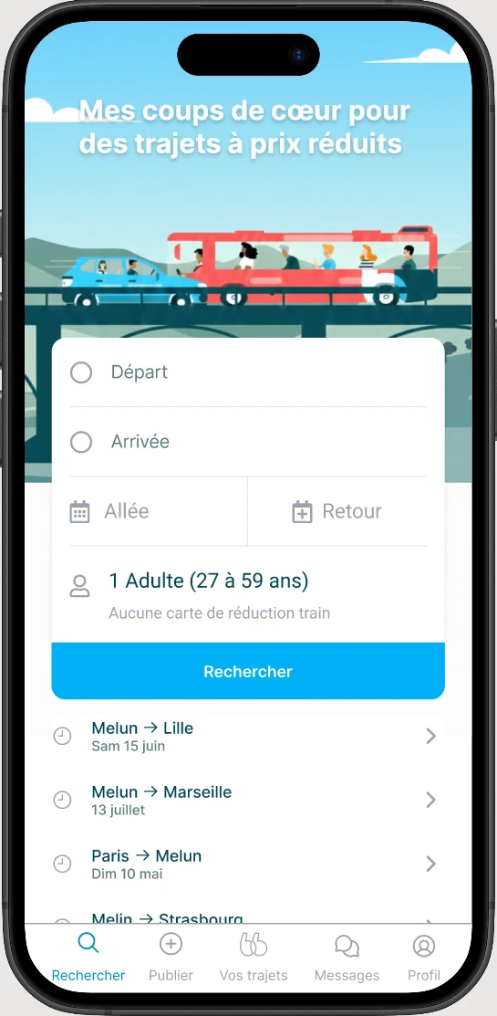 Aperçu du projet BlaBlaCar